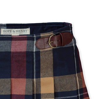 Organic Pleated Skirt with Buckle Detail - Glamourous Grace