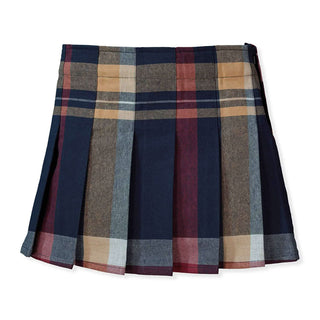 Organic Pleated Skirt with Buckle Detail - Glamourous Grace