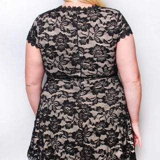 Women's Plus Size Bodycon Lace Dress