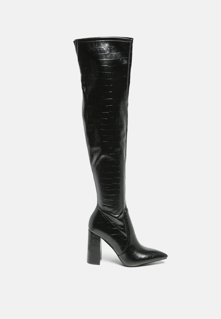 Pokey Long Stiletto Heel Boots