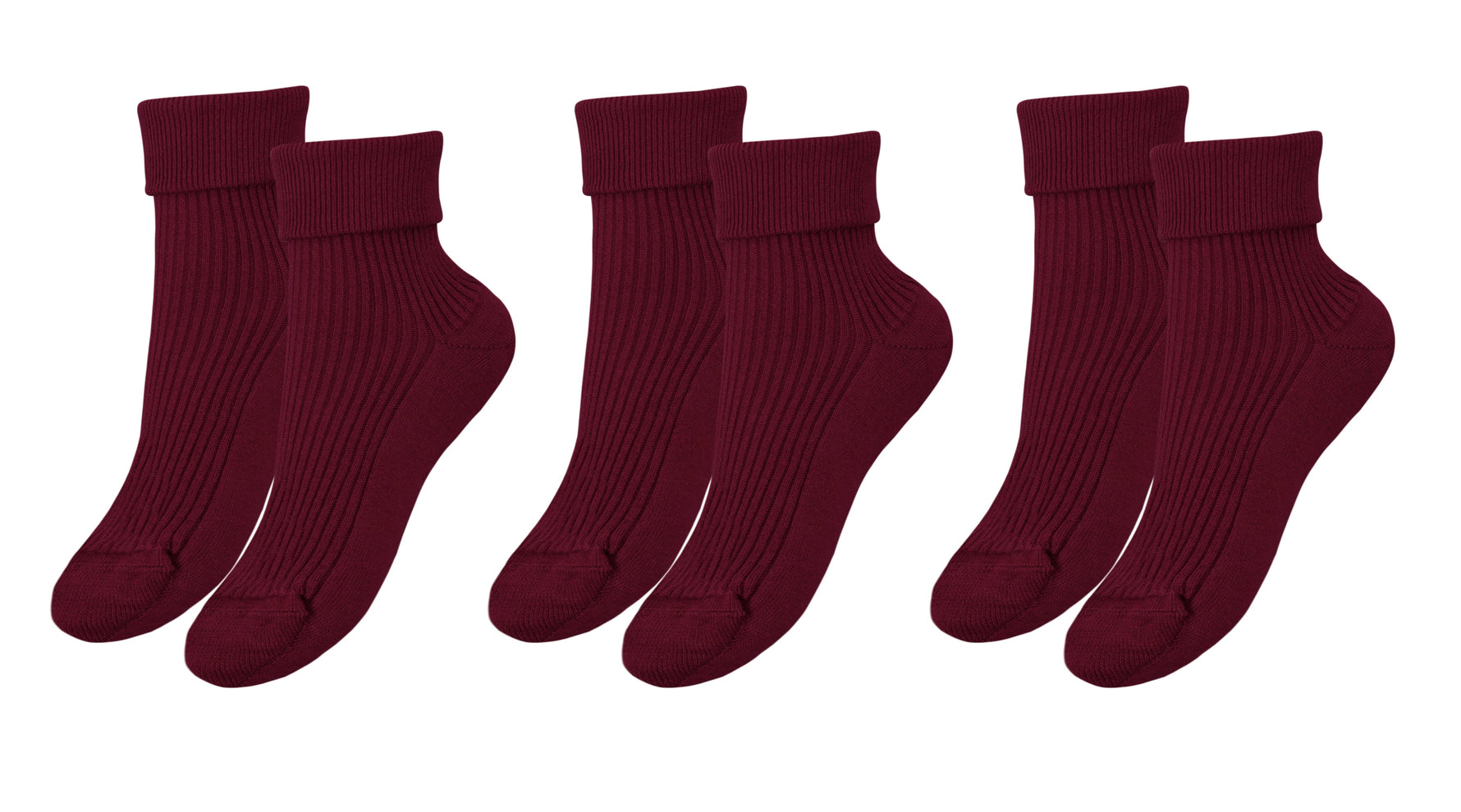 tittimitti® 100% Organic Combed Cotton Luxury Women's Socks 3-Pack. Made in Italy.