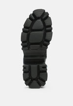 Ponji Fleece Lined Lace-Up High Ankle Boots