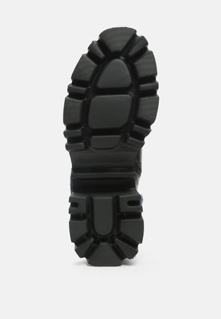 Ponji Fleece Lined Lace-Up High Ankle Boots