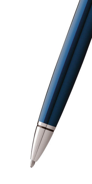 Coventry Blue Lacquer Ballpoint Pen - By Baano