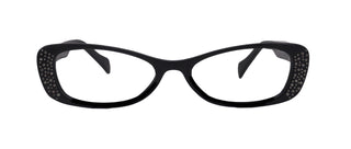 Premium Reading Glasses High End Reading Glass,  Small Frame Black  +1.25 to +3.00 magnifying glasses, Cat Eye. optical Frames