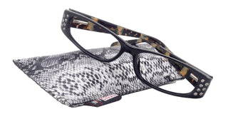 Premium Reading Glasses High End Reading Glass,  Small Frame Black  +1.25 to +3.00 magnifying glasses, Cat Eye. optical Frames