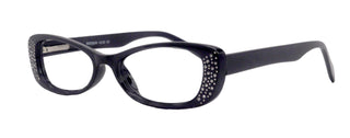 Premium Reading Glasses High End Reading Glass,  Small Frame Black  +1.25 to +3.00 magnifying glasses, Cat Eye. optical Frames