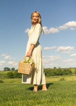 Flora Smocked Midi Dress Inherit Co.