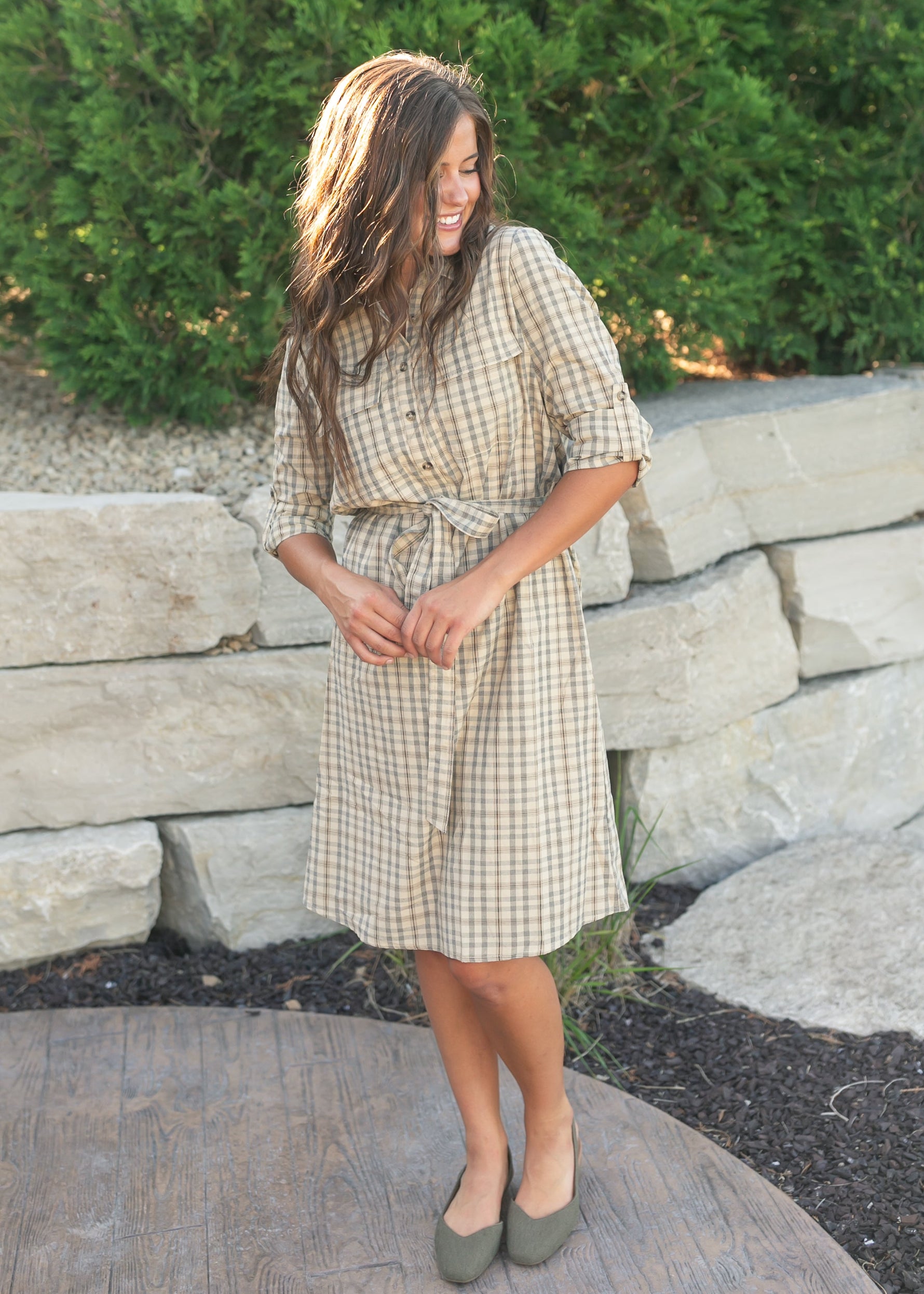Kimberly Shirt Dress Inherit Co.