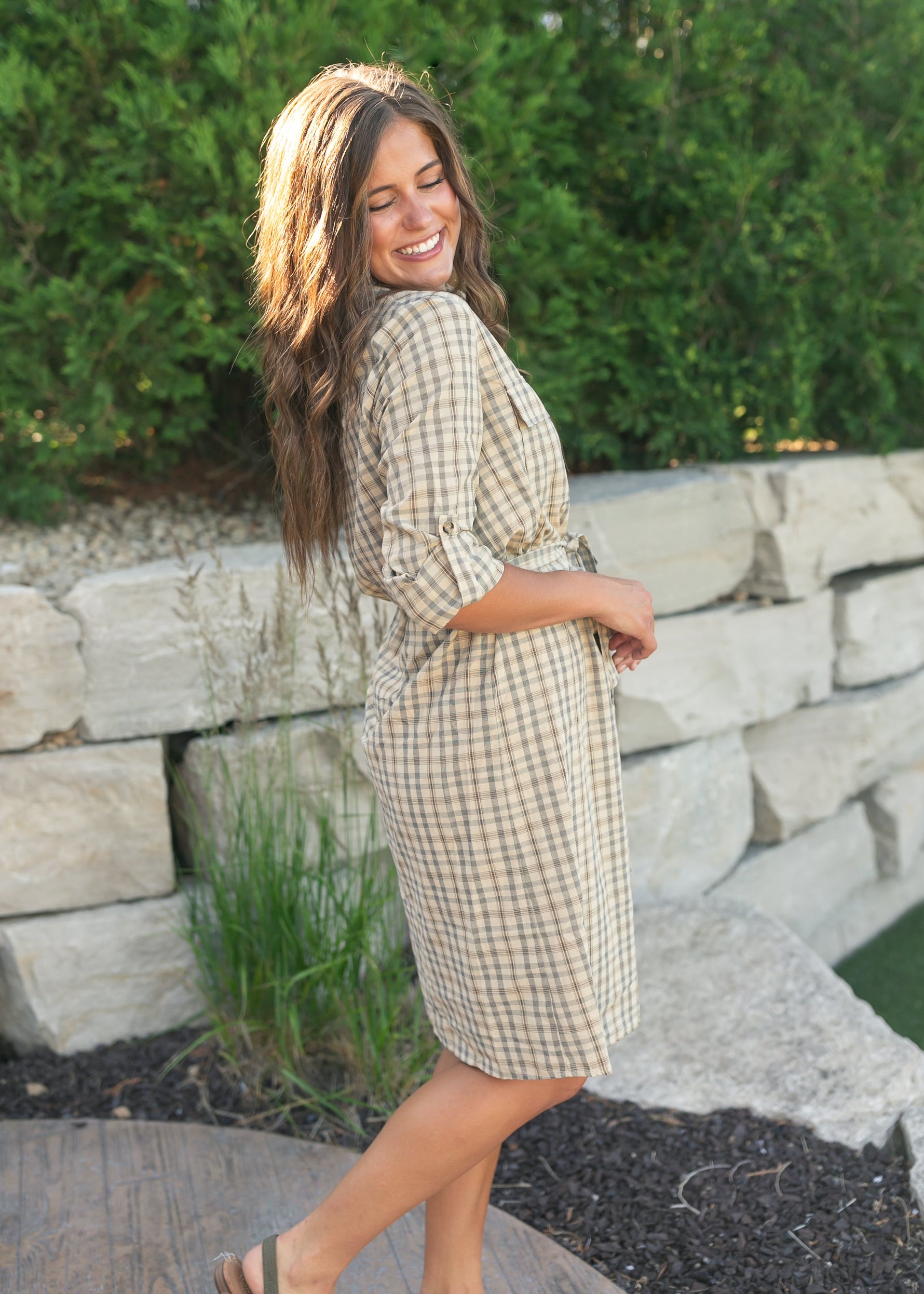 Kimberly Shirt Dress Inherit Co.