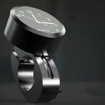 7/8" Universal Motorcycle Handlebar Watch Bike Hand Grip Bar Mount Dial Clock Motorcycle Handlebar Watch  Mount Clock Glow Mount Clock Dial Watch Fit  Waterproof For Scooter Bicycle Motor ATV Stevvex