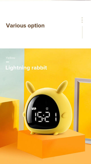 Alarm Clock Kids Child Children Sleep Bedside Alarm Clock Digital Wake Up Children's Alarm Clocks for Girls Boys Bedroom Temperature Snooze Timer Clock for Bedroom/Table/Desk Stevvex