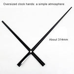 Wall Clock Pointer Clock Watch Kit Accessories 3D Clock Hands Wall Clock for Kitchen Office and Home Art Decor Quartz Clock Movement Mechanism Accessories  Needle Pointer Large Wall Clocks Quartz Stevvex