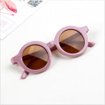 Retro Round Baby Kids Boys Girls Anti-UV Sunglasses Sunnies