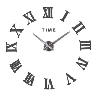 Wall Clock Promotion New Home Decor Large Roman Mirror 3D Wall Clock Mirror Surface Decorative Clock Large Wall Sticker Clock for Living Room Bedroom Office Home Decorations Fashion  Modern Quartz Clocks Living Room  Sticker Watch Stevvex