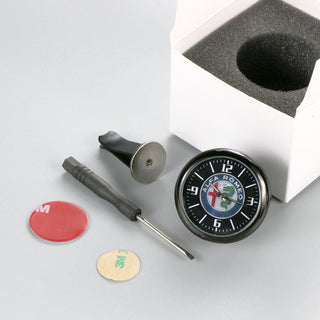 Dashboard Car Clock Air Clip Interior Car Accessories Car Dashboard Clock Cars Air Vent Clip Quartz Clocks Mini Luminous Quartz Analog Watch Universal Pocket Stick On Clock Perfect Decoration for Boats Bikes Auto Home Decoration Stevvex