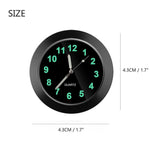 Car Clock Ornament Auto Watch Decoration Automobiles  Car Dashboard Clock Cars Air Vent Clip Quartz Clocks Mini Luminous Quartz Analog Watch Universal Pocket Stick-On Clock Perfect Interior Dashboard Time Display Digital Pointer Clock In Car Accessories Stevvex