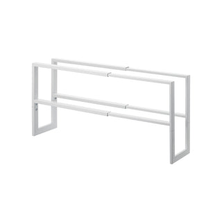 Two-Tier Expandable Shoe Rack (12" H)  - Steel - By Baano