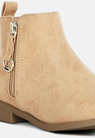 Microfiber Ankle Boot