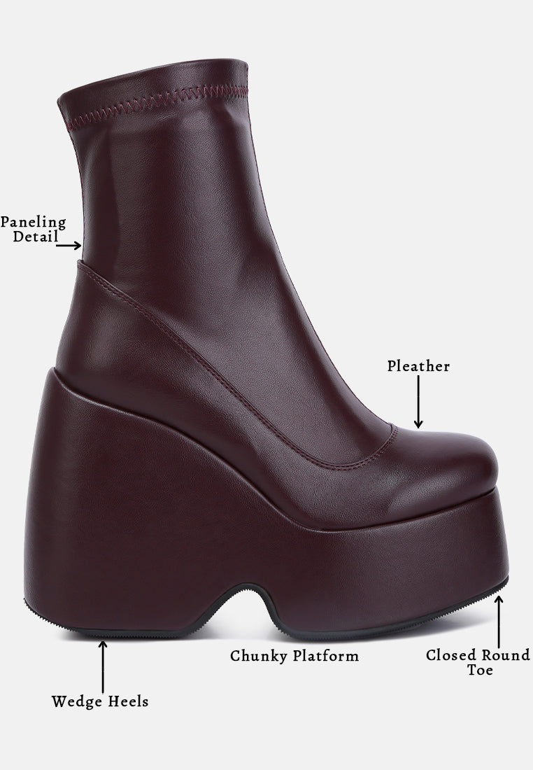 Purnell High Platform Ankle Boots