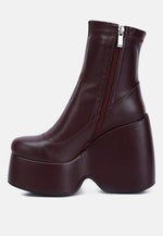 Purnell High Platform Ankle Boots