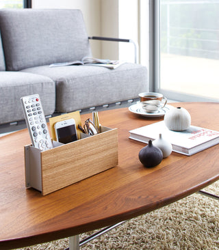 Desk Organizer - Small - Steel + Wood - By Baano