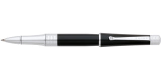 Beverly Black Lacquer Rollerball Pen - By Baano