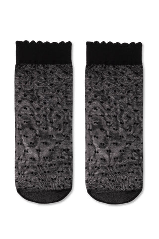 Socks Conte Fantasy - Polka Dot With a Cuff - By Baano