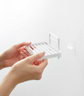 Traceless Adhesive Soap Tray - Steel - By Baano