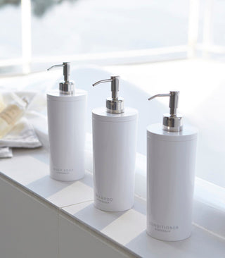 Round Dispenser Bundle - Shampoo, Conditioner, and Body Soap - By Baano
