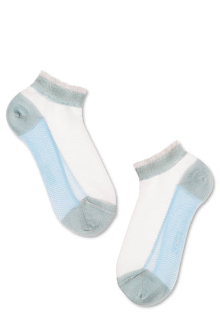 Ankle Socks Conte Active - 229 Transparent with Lurex - By Baano