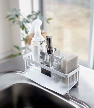 Sponge & Bottle Holder - Steel - By Baano