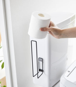 Traceless Adhesive Toilet Paper Holder - Steel - By Baano