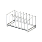 Adjustable Pot Lid and Frying Pan Organizer - Steel - By Baano