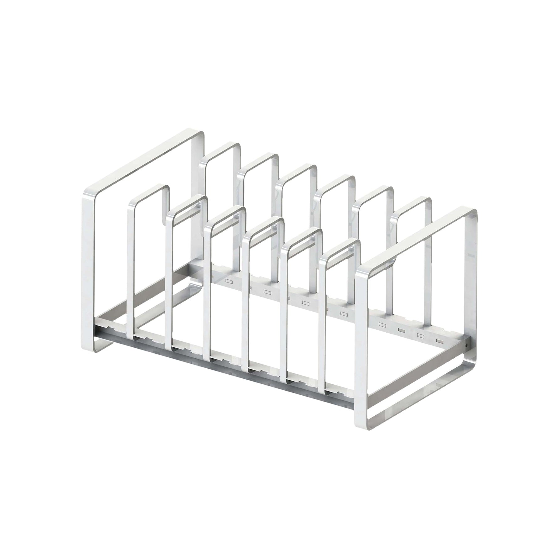 Adjustable Pot Lid and Frying Pan Organizer - Steel - By Baano