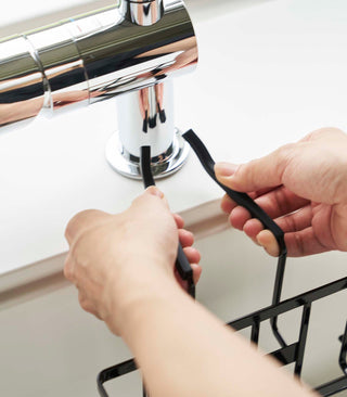 Faucet-Hanging Sponge Caddy - Steel - By Baano