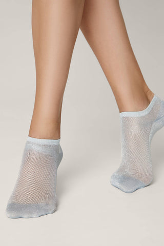 Ankle Socks Conte Active - 277 Viscose With Openwork Weaving - By Baano