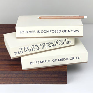 Artists and Writers Quote Pads - By Baano