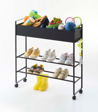 Entryway Storage Cart (29.33" H)  - Steel - By Baano