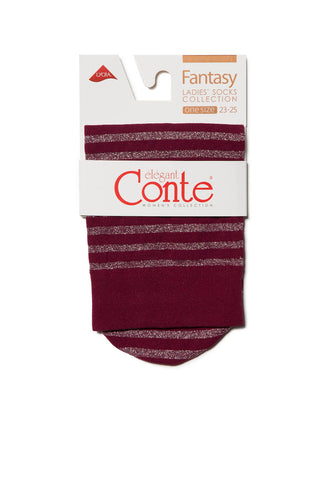Socks Conte Fantasy - Shimmering Stripe - By Baano