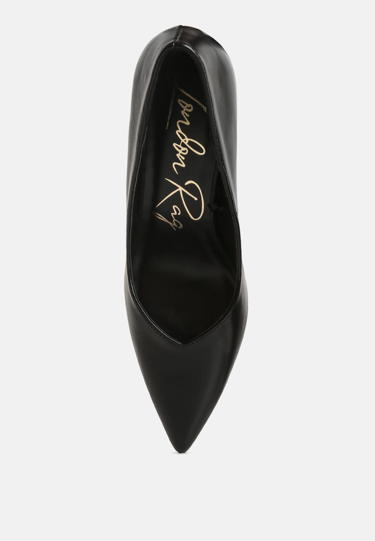 Rarity Point Toe Stiletto Heeled Pumps London Rag International