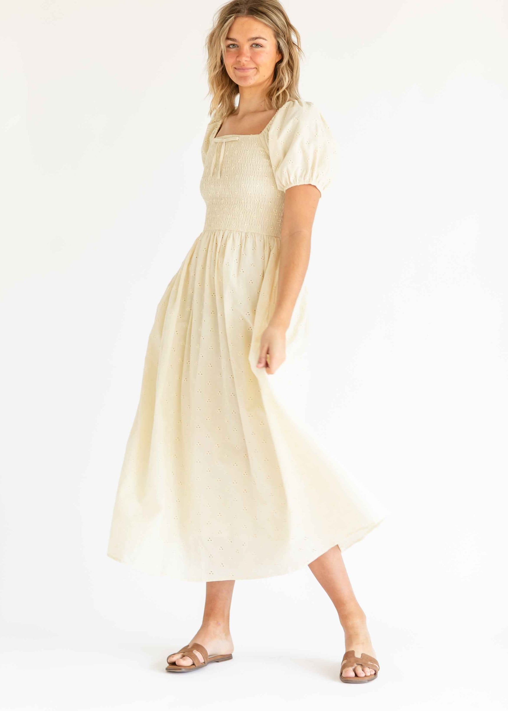 Rayna Eyelet Maxi Dress