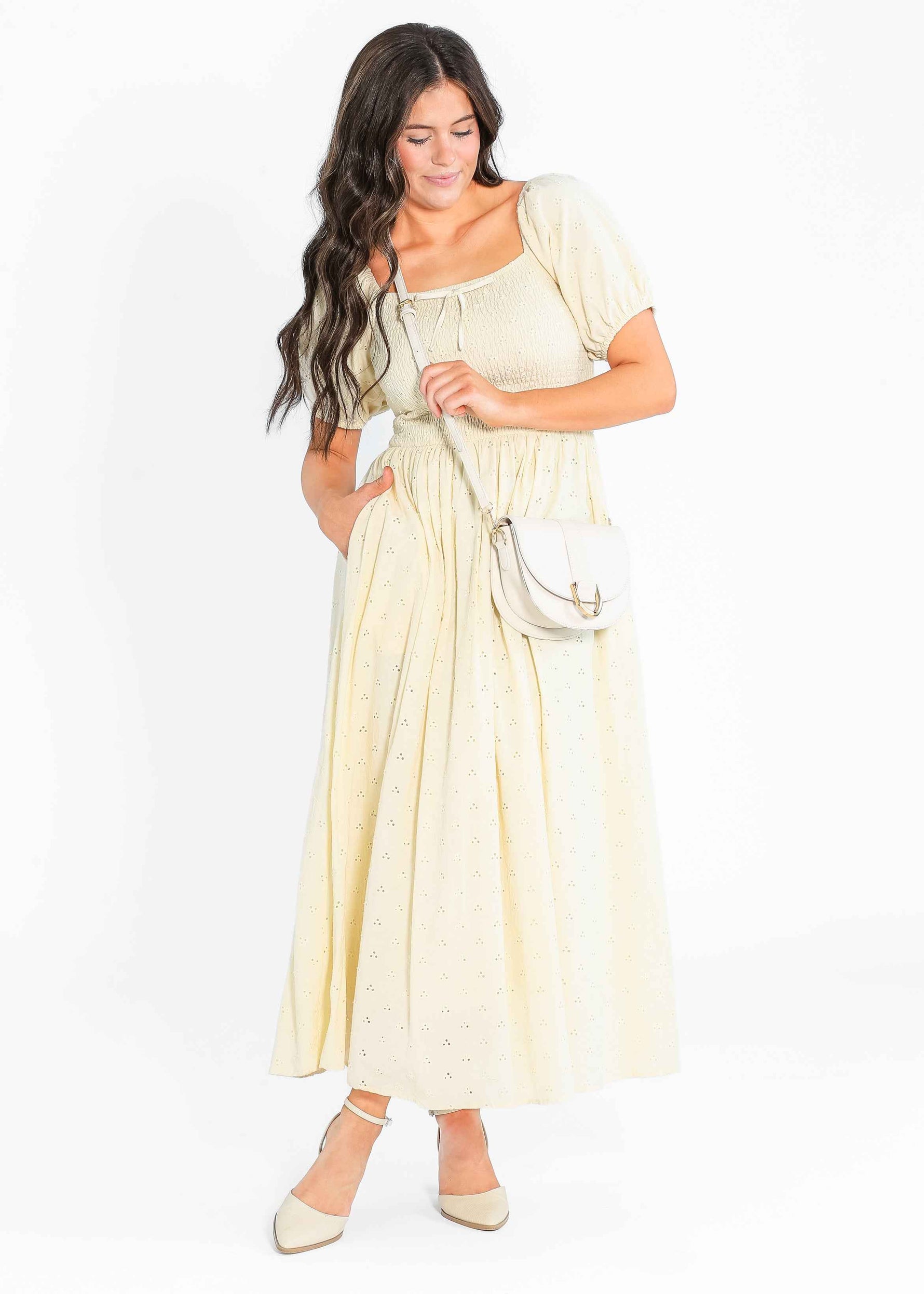 Rayna Eyelet Maxi Dress