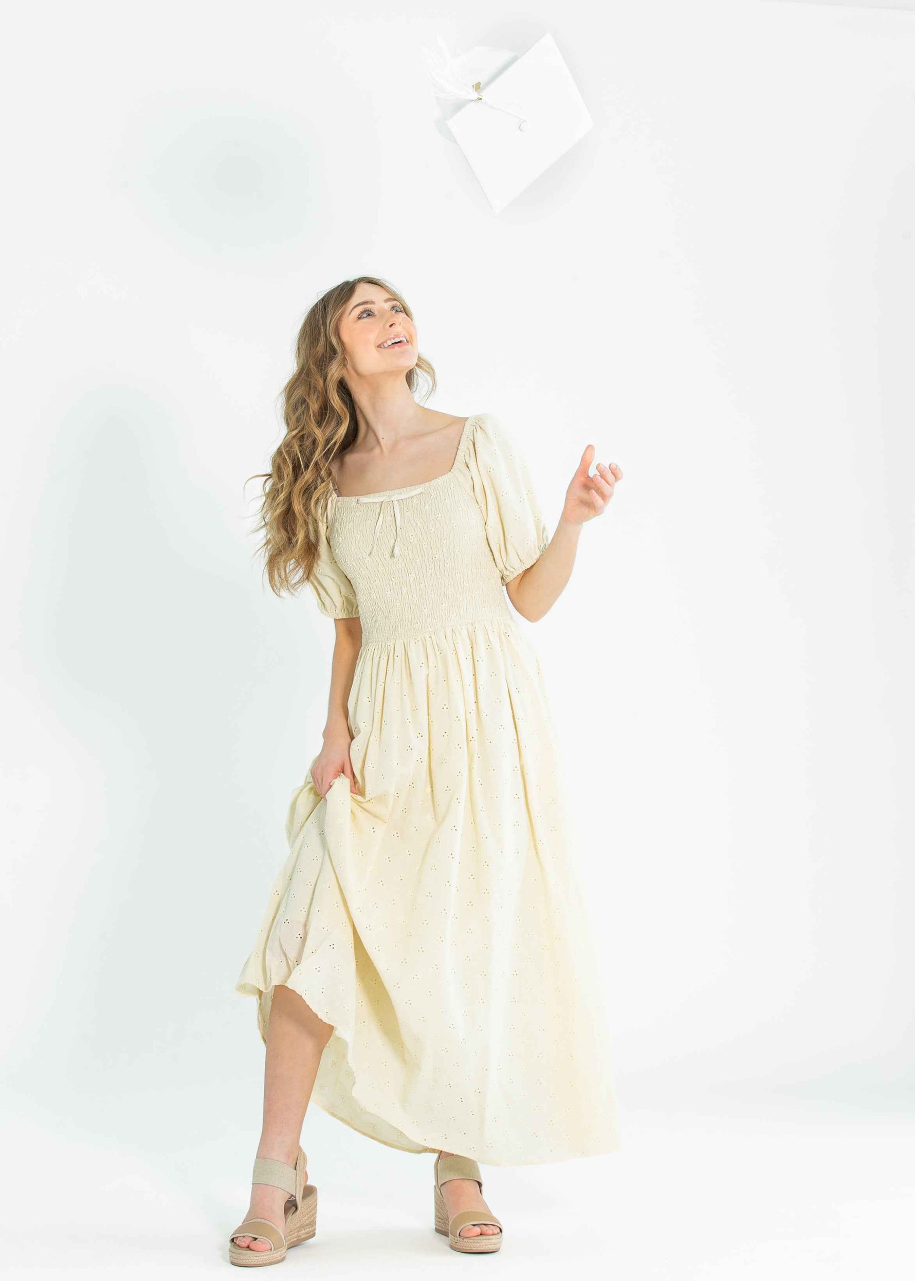 Rayna Eyelet Maxi Dress