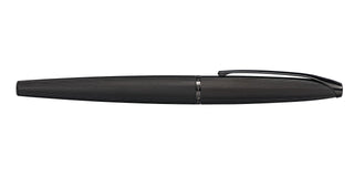 ATX® Brushed Black Stainless Steel Fine Nib Fountain Pen - By Baano