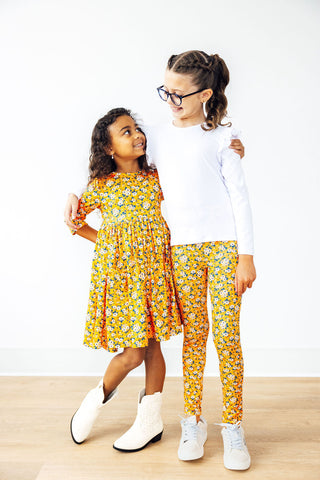 Fall Floral Leggings