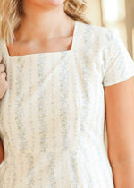 Reece Short Sleeve Straight Fit Midi Dress