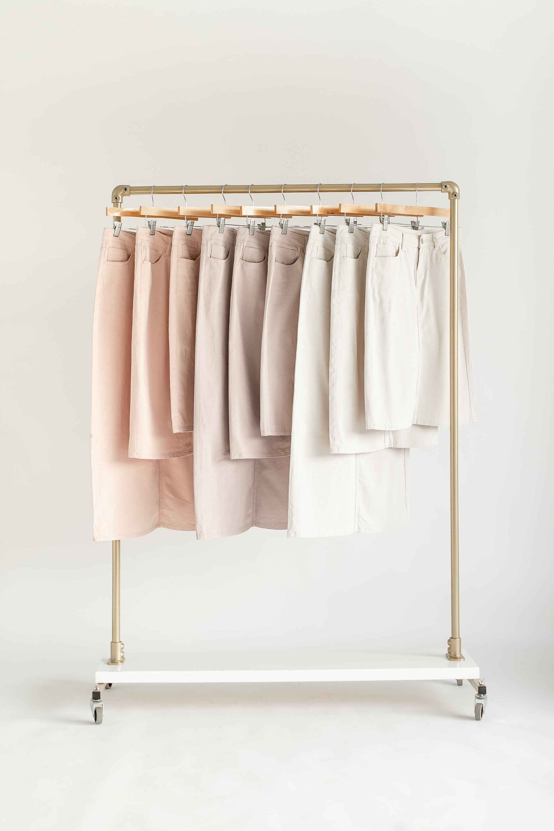 Remi Cloud Denim Midi Skirt