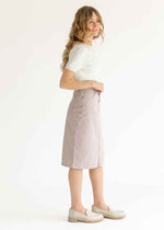 Remi Lilac Denim Midi Skirt - FINAL SALE