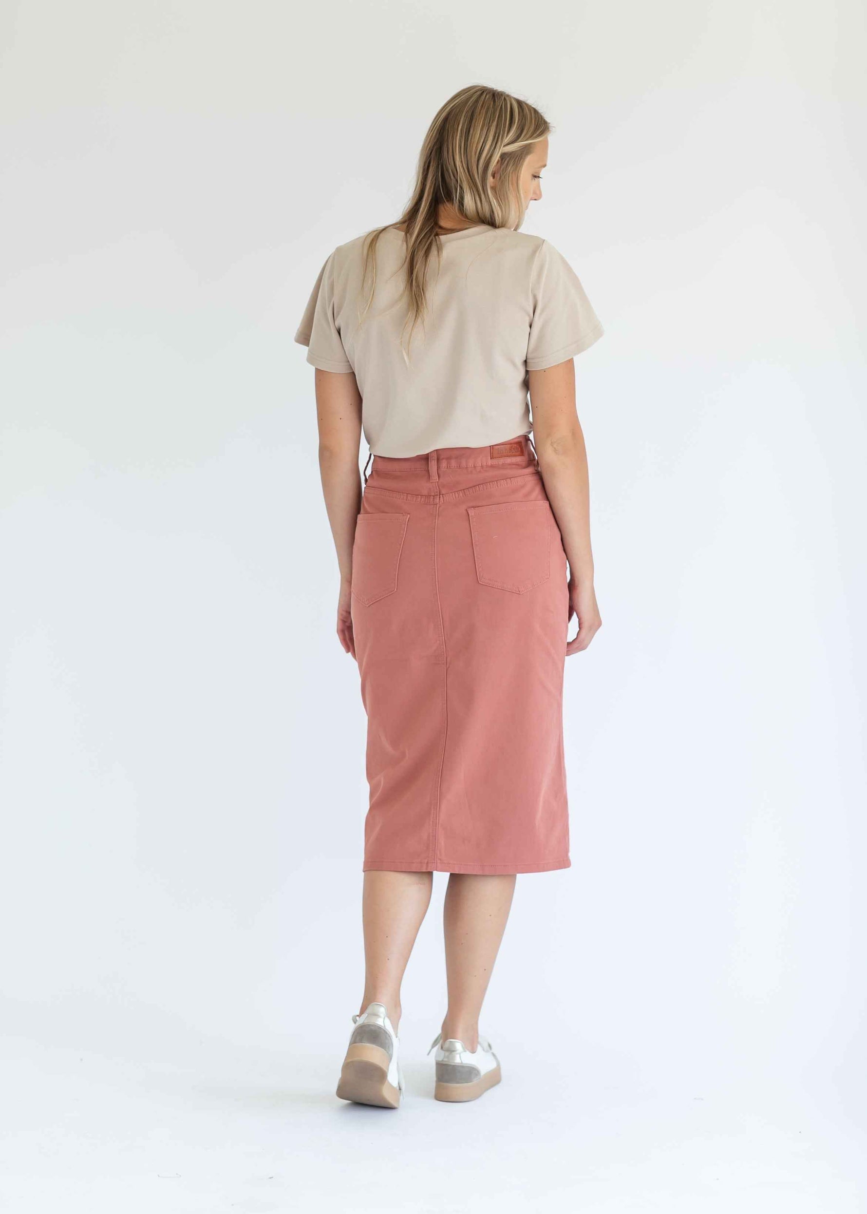 Remi Denim Midi Skirt